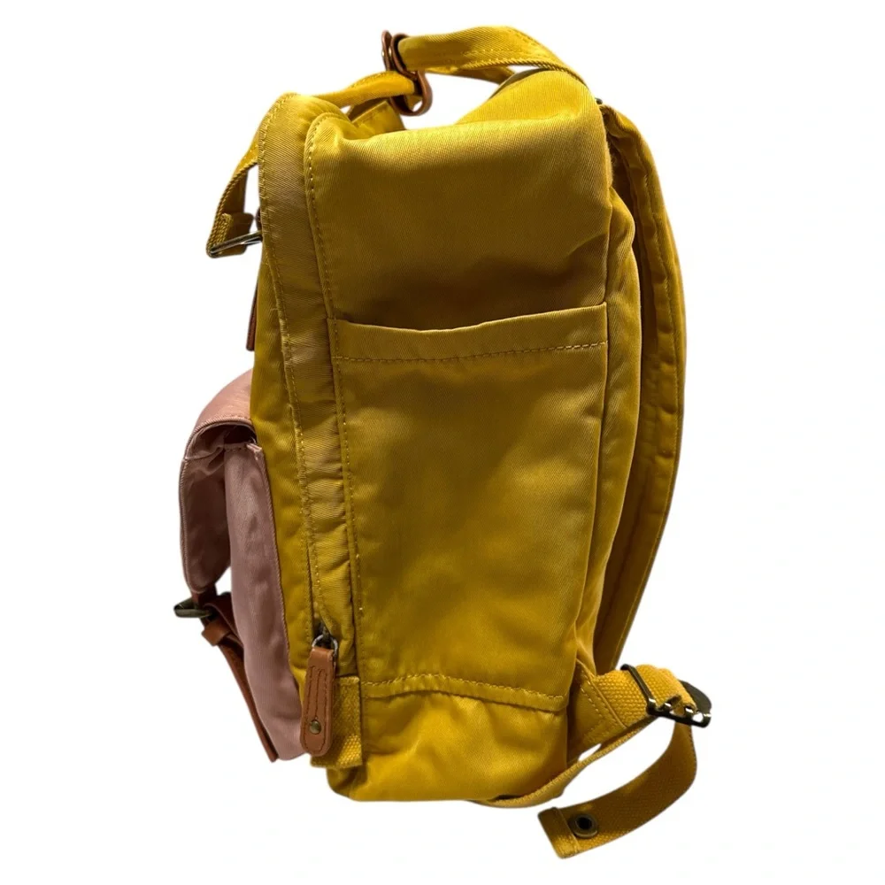 Stylish Yellow and Pink‎ Backpack by Doughnut